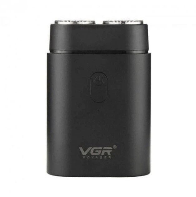 Мужская роторная аккумуляторная бритва VGR V-341 USB 5 Вт Черная - изображение 2