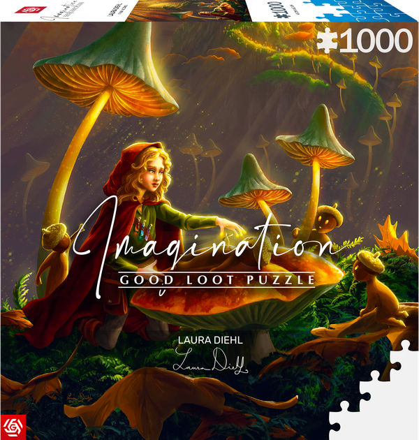 Puzzle Good Loot Imagination Laura Diehl Żołędziowa wróżka 1000 elementów (5908305239659) - obraz 3