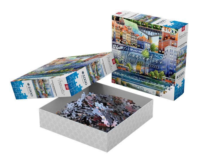 Пазли Good Loot Imagination Tytus Brzozowski Варшавські мости 1000 елементів (5908305239666) - зображення 8