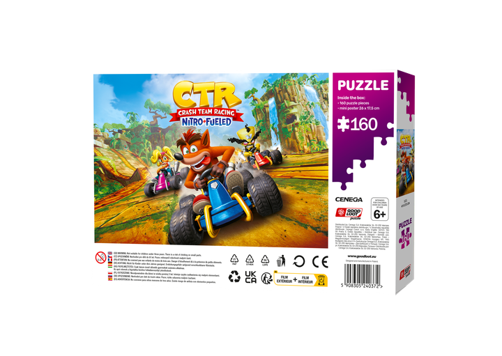 Puzzle dla dzieci Good Loot Crash Team Racing Nitro-Fueled 160 elementów (5908305240372) - obraz 3
