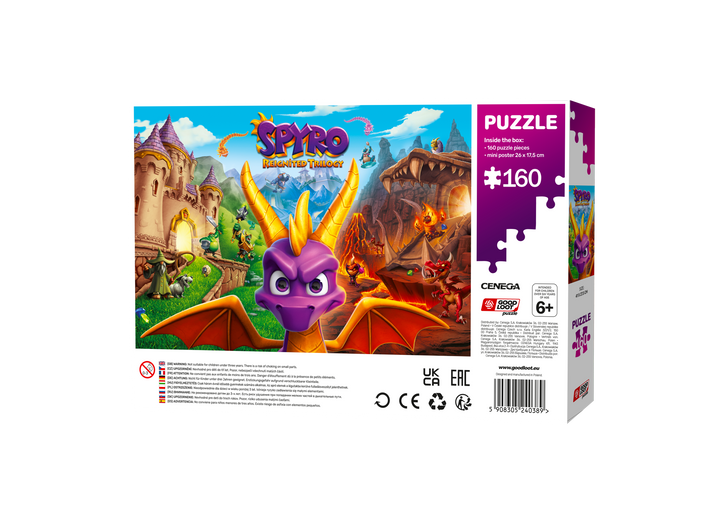 Puzzle dla dzieci Good Loot Spyro Reignited Trilogy 160 elementów (5908305240389) - obraz 2