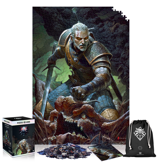 Пазли Good Loot Відьмак Dark World premium 1000 елементів (5908305240464) - зображення 6