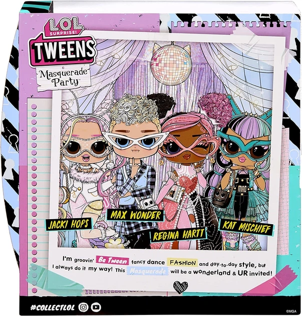 オカッパラバーとエトワールのマステ6個セット Кукла L.O.L. Surprise! Tweens Masquerade Party Max Wonder – ЛОЛ