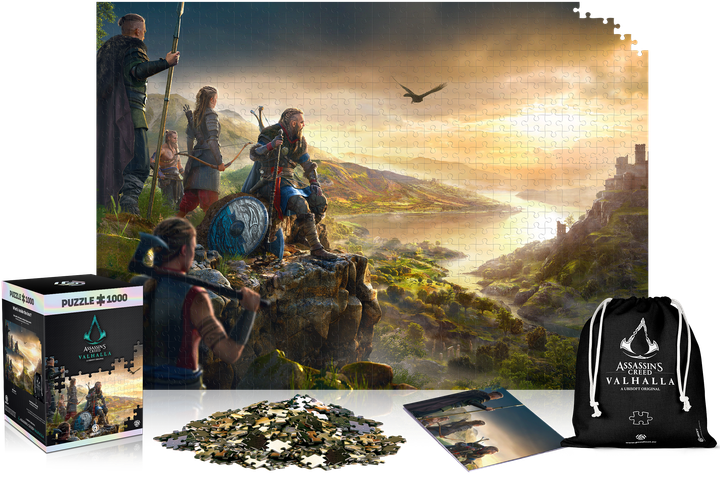 Пазли Good Loot Assassins Creed Valhalla Vista of England premium 1000 елементів (5908305240457) - зображення 7