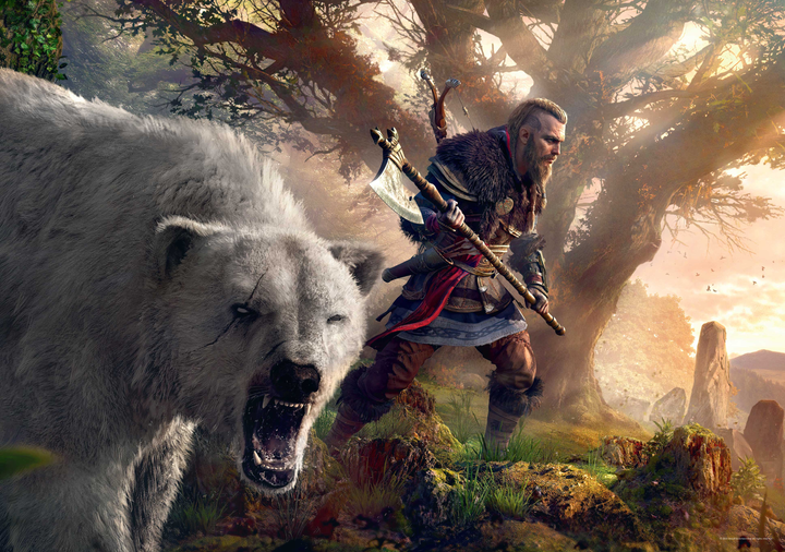 Puzzle Good Loot Assassin's Creed Valhalla Eivor & Polar Bear premium 1000 elementów (5908305240884) - obraz 7