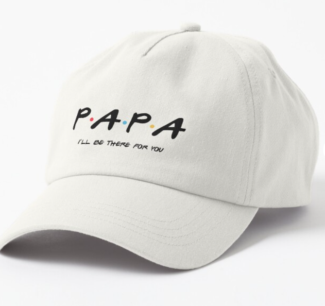 Кепка Унисекс Malfini с принтом Papa Friends для папы Белый - Фото 1 Кепка Унисекс Malfini с принтом Papa Friends для папы Белый - изображение 1
