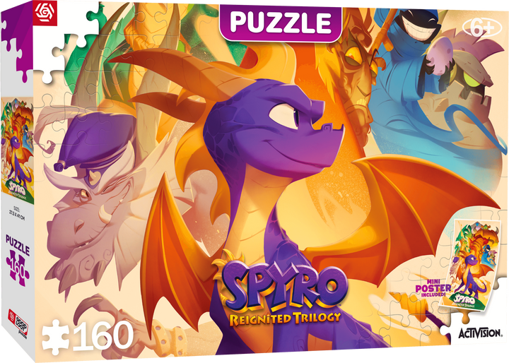 Puzzle dla dzieci Good Loot Spyro Reignited Trilogy Heroes 160 elementów (5908305243021) - obraz 1
