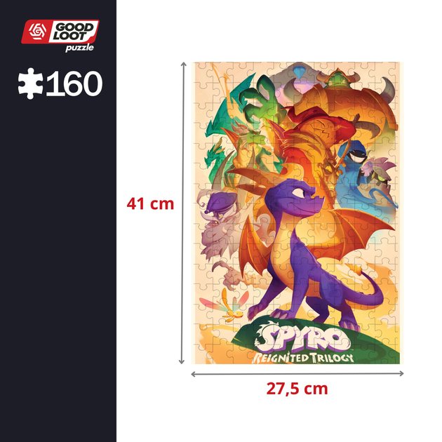 Puzzle dla dzieci Good Loot Spyro Reignited Trilogy Heroes 160 elementów (5908305243021) - obraz 2
