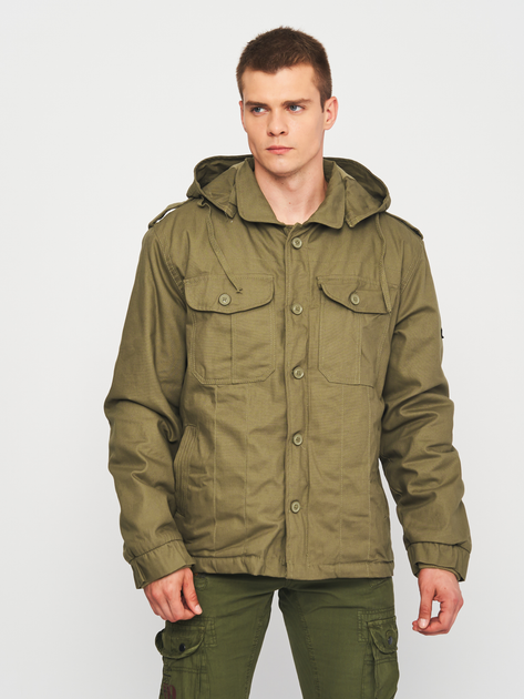 Тактична куртка Surplus Airborne Jacket 20-3598-01 M Оливкова - зображення 1