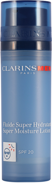 Balsam do twarzy Clarins Men Super Moisture Lotion SPF20 50 ml (3380810288100) - obraz 1