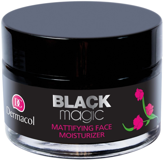 Krem do twarzy Dermacol Black Magic Mattifying Face Moisturizer 50 ml (8595003110297) - obraz 1