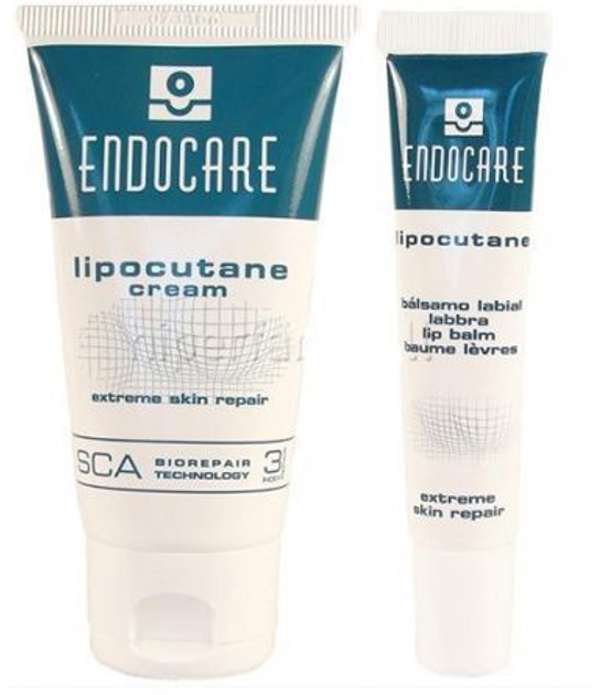 Набір Endocare Крем Lipocutane Duo Cream 50 мл + Бальзам для губ Lip And Balm 15 мл (8414719410043) - зображення 1