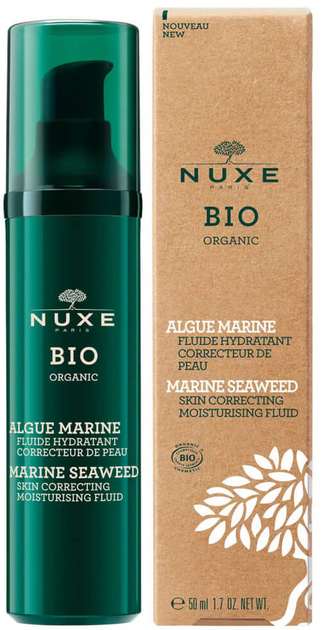 Płyn do twarzy Nuxe Bio Organic Marine Seaweed Skin Correcting Moisturising Fluid 50 ml (3264680023149) - obraz 1