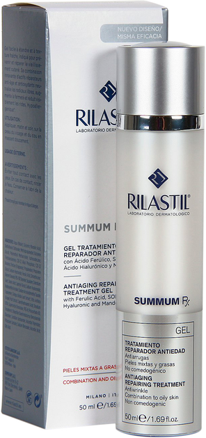 Гель для обличчя Rilastil Summum Rx Oily Skin Gel 50 мл (8428749893806) - зображення 1