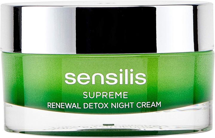 Крем для обличчя Sensilis Supreme Renewal Detox Night Cream 50 мл (8428749854005) - зображення 1