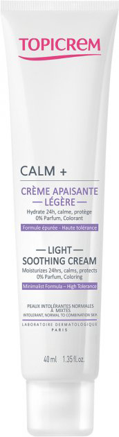 Krem do twarzy nawilżający Topicrem Calm+ Light Soothing 40 ml (3700281702989) - obraz 1