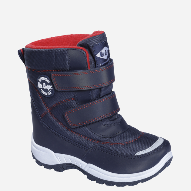 Śniegowce chłopięce ocieplane Lee Cooper LCJ-23-44-1995K 30 Ciemnogranatowe (5904292129775) - obraz 1