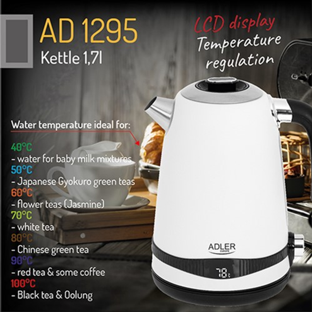 Електрочайник Adler (AD 1295w) - зображення 9