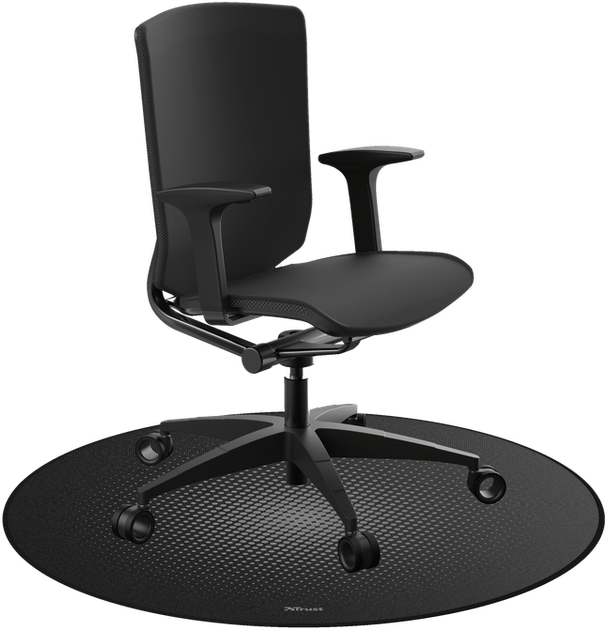 Захисний килимок для крісла Trust Mika Round Black (24134) (8713439241341) - зображення 4