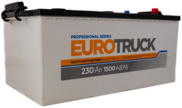 Акумулятор 230 прямий 1500А (+ зліва) Eurotruck (avt0000722) - зображення 2