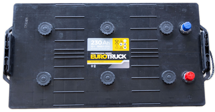 Акумулятор 230 прямий 1500А (+ зліва) Eurotruck (avt0000722) - зображення 3