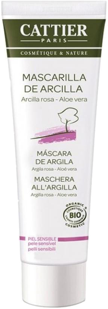 Glinkowa maska do twarzy Cattier Paris Cattier Mascarilla Arcilla Rosa Ps 100 ml (3283950924658) - obraz 1