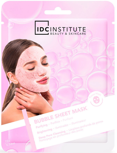 Маска для обличчя Idc Institute Bubble Sheet Mask Deep Pore Cleansing 1 U 23 г (8436591929185) - зображення 1