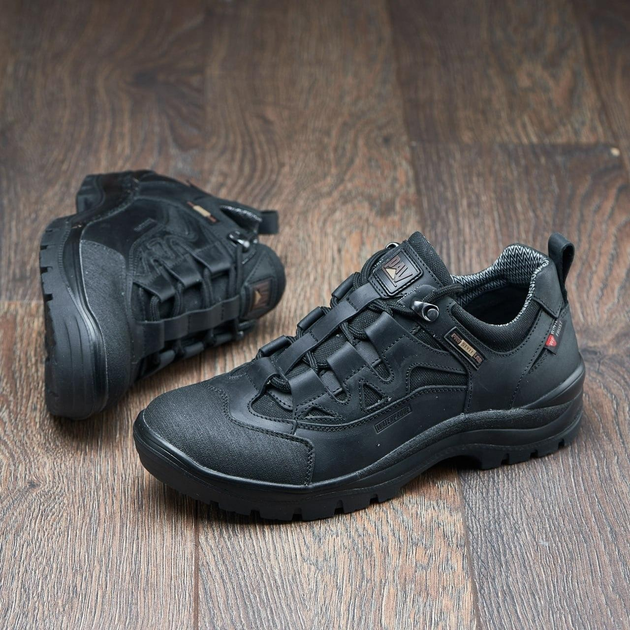 Тактические черные демисезонные кроссовки размер 34 - изображение 2