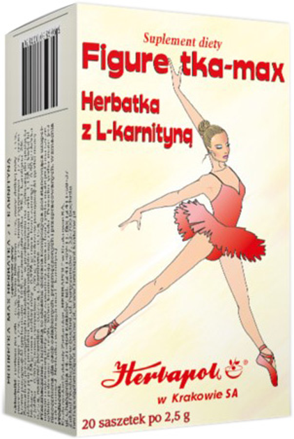 Чай Herbapol Фігура макс з L-карнітином 20 шт (5903850003830) - зображення 1
