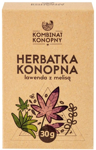 Конопляный чай с лавандой и мелиссой Kombinat Konopny 20x1.5 г ...