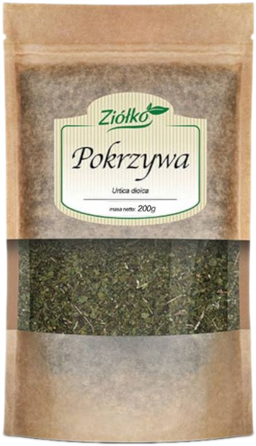 Пищевая добавка Ziółko Листья крапивы 200 г (5903240520435) - изображение 1