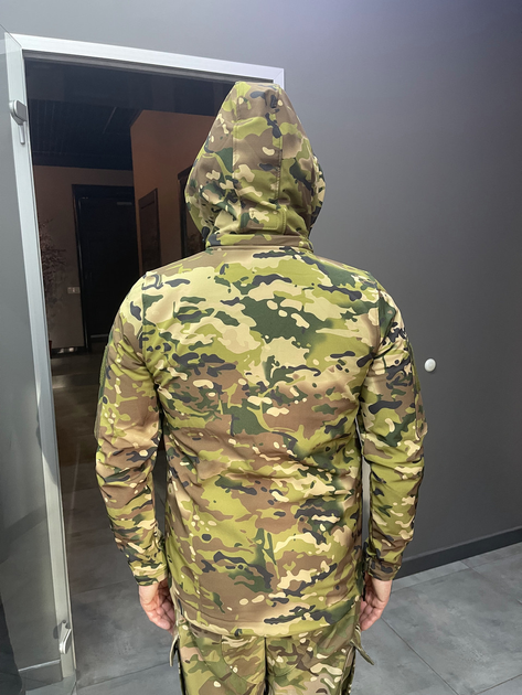 Куртка флісова тактична Squad Softshell Мультикам 3XL - зображення 2