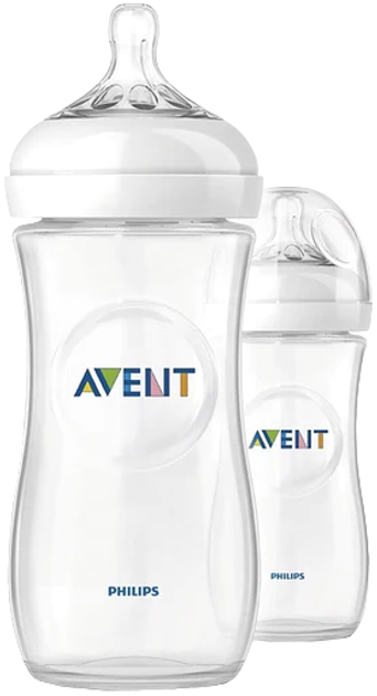 Butelka do karmienia Philips AVENT Baby Bottle PP Natural Biały 2 Units x 330ml (8710103591177) - obraz 1