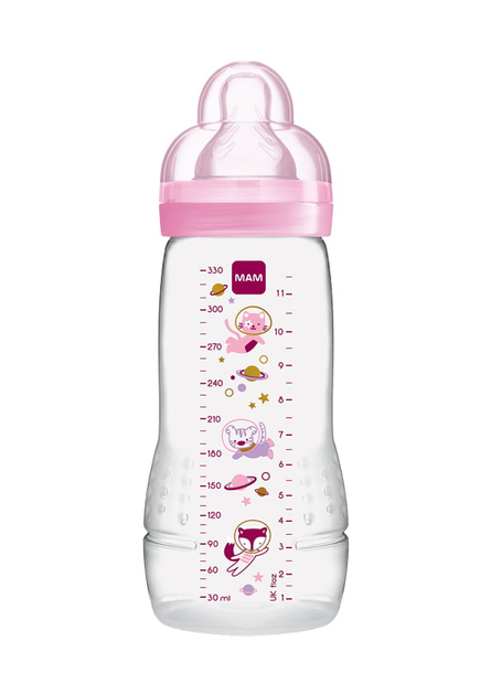 Пляшка для годування Mam Baby Pink Easy Pink 330 мл (9001616698828) - зображення 1