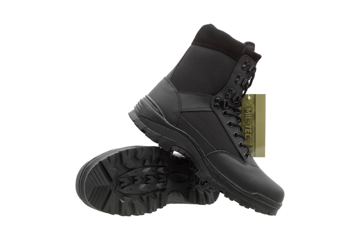 Черевики Mil-Tec Tactical boots black на блискавці Німеччина 43 - зображення 1