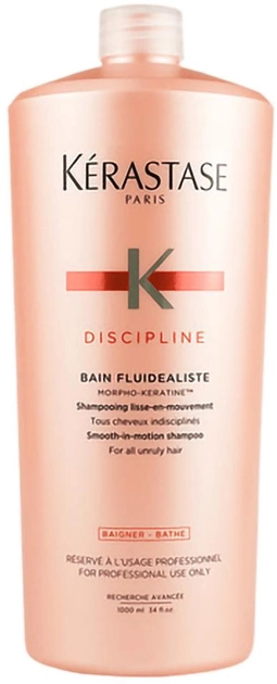 Шампунь Kérastase Discipline Bain Fluidealiste Gentle для швидкого розгладження неслухняного та пошкодженого волосся 1000 мл (3474630647534) - зображення 1