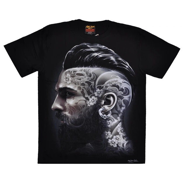 Футболка Man With Tattoos On Face (світиться в темряві) (Rock Chang, High Definition HD-glow in the dark), Розмір XL - Фото 1 Футболка Man With Tattoos On Face (світиться в темряві) (Rock Chang, High Definition HD-glow in the dark), Розмір XL - изображение 1