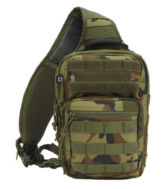 Тактична сумка-рюкзак Brandit-Wea US Cooper sling medium(8036-10-OS) woodland - зображення 1