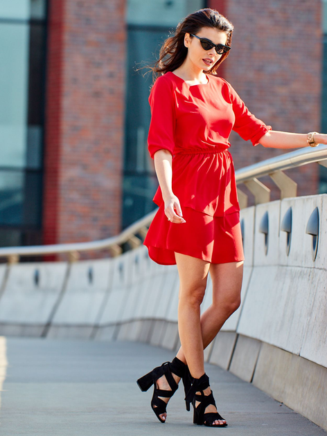 Плаття жіноче Awama A258 106699 XL Червоне (5902360535473) - зображення 12