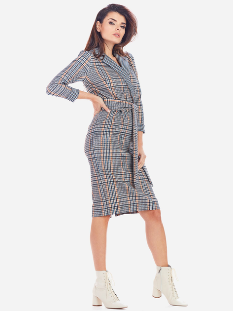 Sukienka marynarka damska Awama A362 212855 M Granatowa (5902360550155) - obraz 4