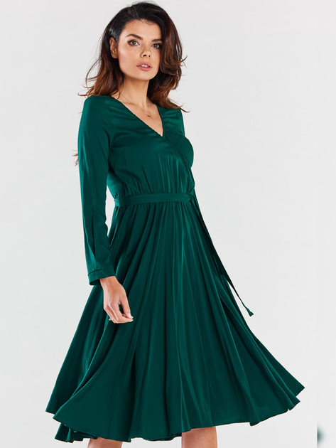 Плаття жіноче Awama A471 1220682 M Темно-зелене (5902360564725) - зображення 1