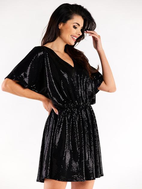 Плаття жіноче Awama A561 1259739 One Size Чорне (5902360576124) - зображення 3