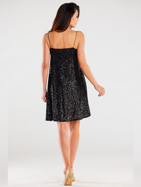 Sukienka letnia damska Awama A349 106934 S Czarna (5902360547643) - obraz 6