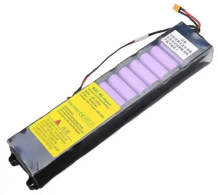 Аккумулятор для электросамоката 36 вольт Energy RI-Power KR-10S3p 6200 mAh литиевая батарея - Фото 3 Аккумулятор для электросамоката 36 вольт Energy RI-Power KR-10S3p 6200 mAh литиевая батарея - изображение 3