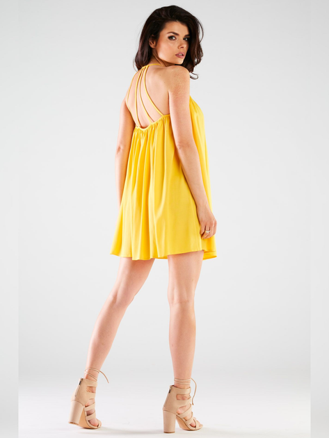 Sukienka letnia Awama A427 1185424 L/XL Żółta (5902360556164) - obraz 2