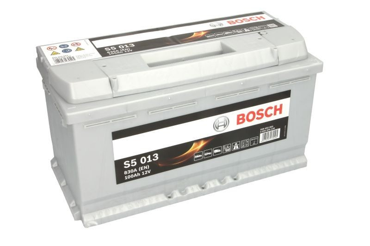 Аккумулятор BOSCH 12В 100Ач/830A (EN) S5 (P+ стандартные клеммы ...