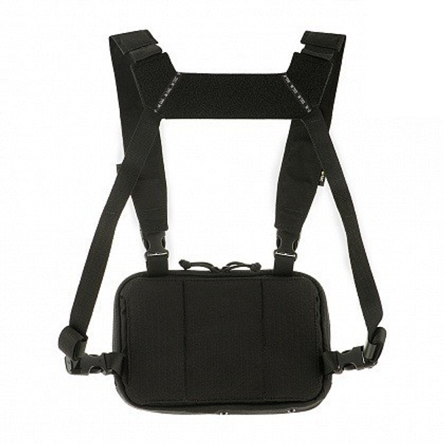 Нагрудна сумка-рюкзак M-Tac Chest Rig Elite Black - для пістолета, телефону, ліхтарика, турнікету та мультитулу - зображення 2