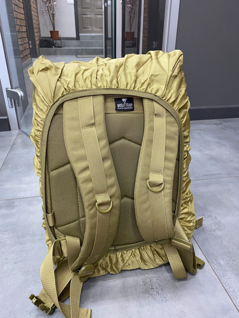 Дождевик на армейский рюкзак, Yakeda, цвет - Койот - изображение 2