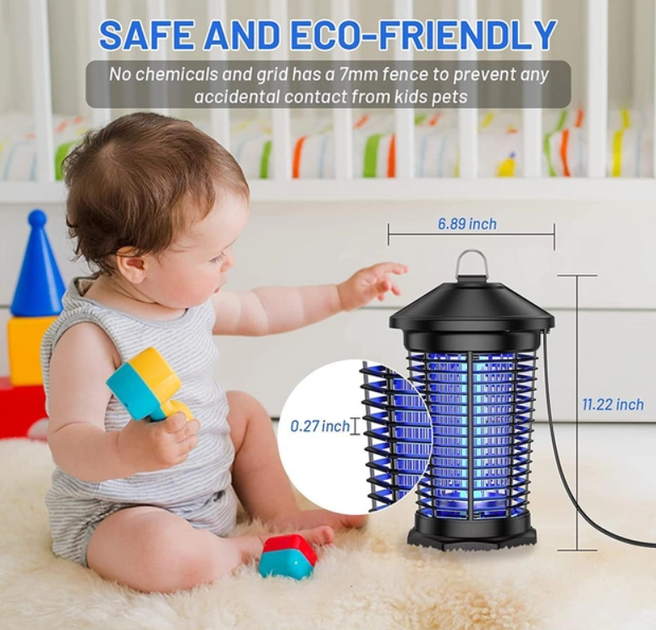 Электрический уничтожитель насекомых 4000V Bug Zapper Jepwe - изображение 2