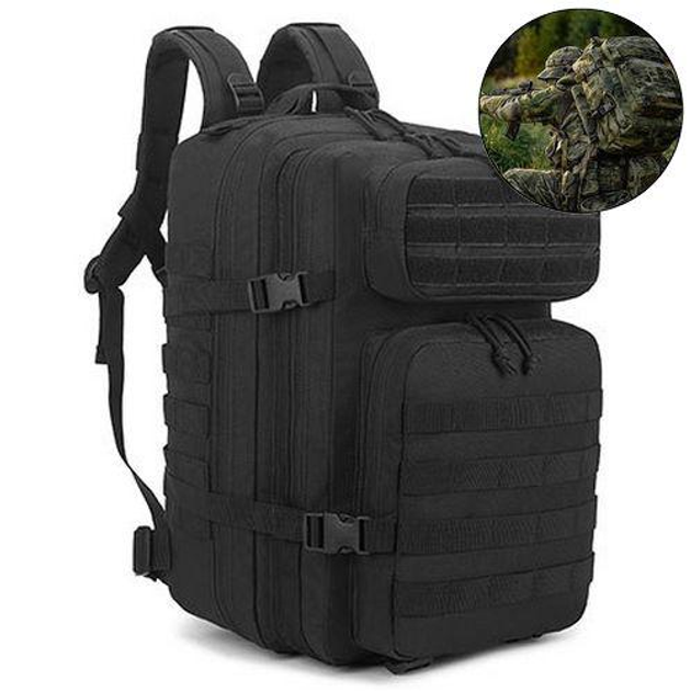 Рюкзак тактический Storm Cooper; Черный; 40л; 50х30х28см. MOLLE. Рюкзак туристический. - изображение 1